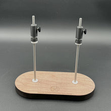 Load image into Gallery viewer, Walnut Lazy Kate with Bobbin Clutches