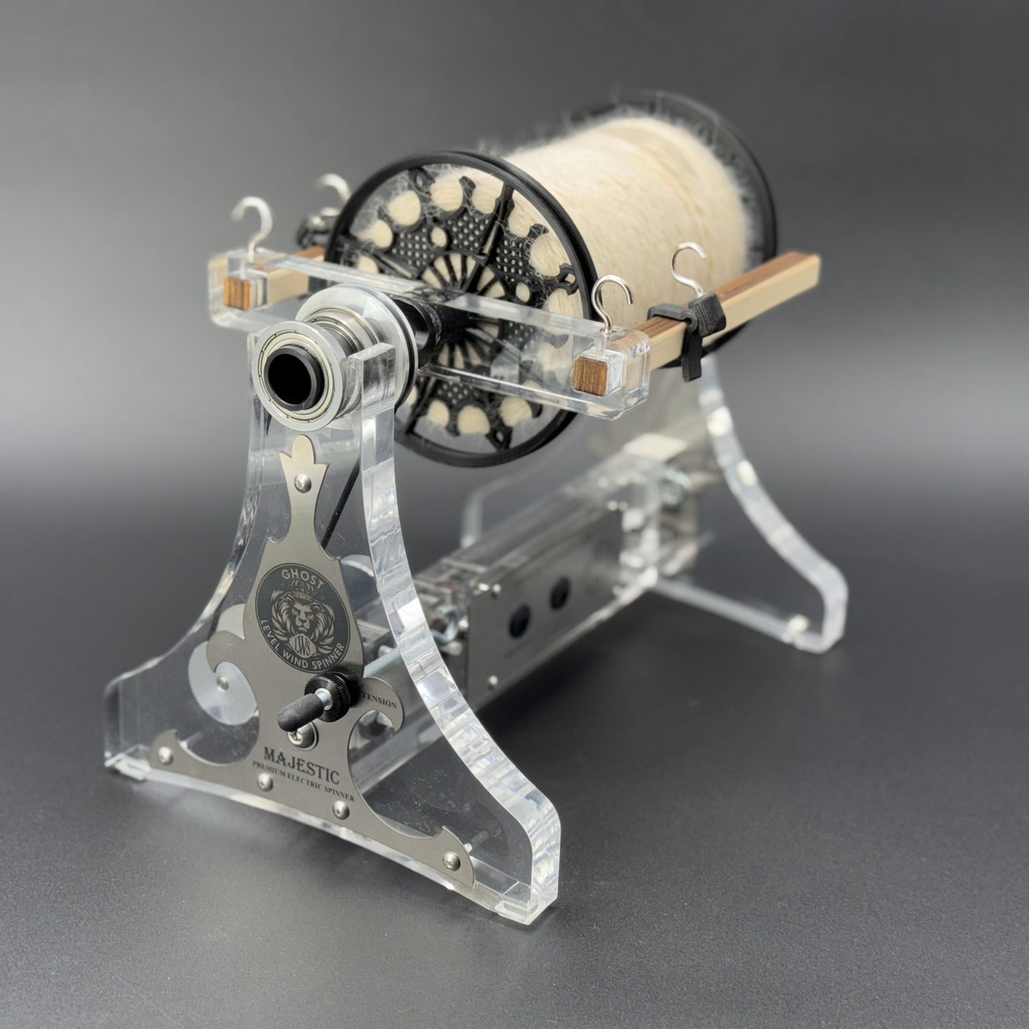 Kit 9 Ghost Electric Spinner with Autowinder, Manual Flyer and Lazy Kate