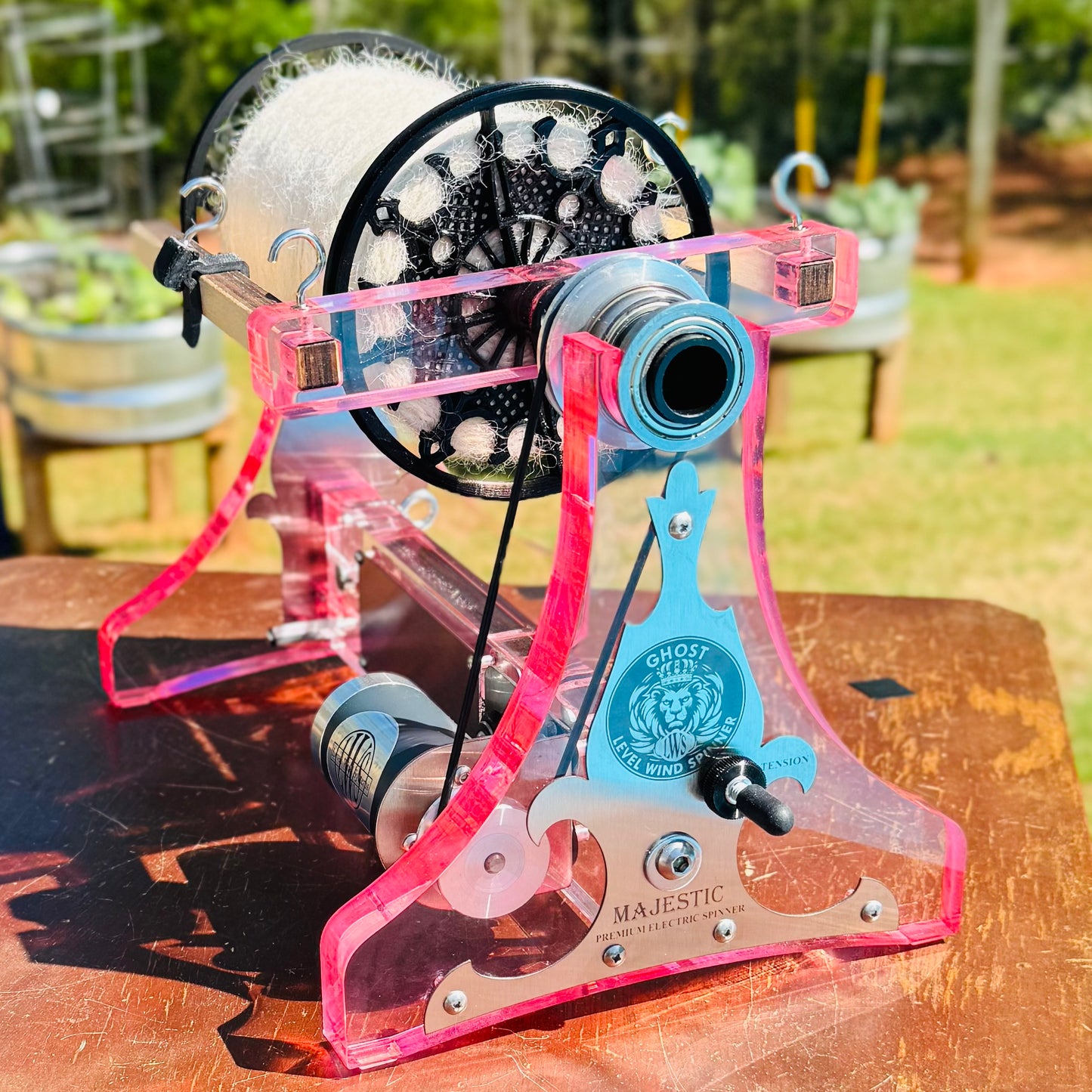 Kit 14 Ghost in Color Electric Spinner with Autowinder, Manual Flyer and Lazy Kate