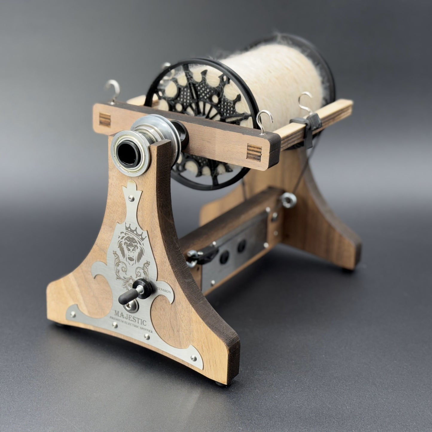 Kit 4 Majestic Electric Spinner with Autowinder, Manual Flyer and Lazy Kate