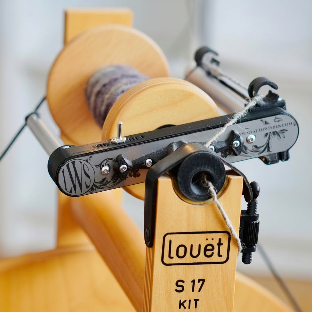 LWS Autowinder for the Louet spinning wheels fits, S10,15,16,17,51,S75,76,96 Irish (LO-LO-LO KIT)