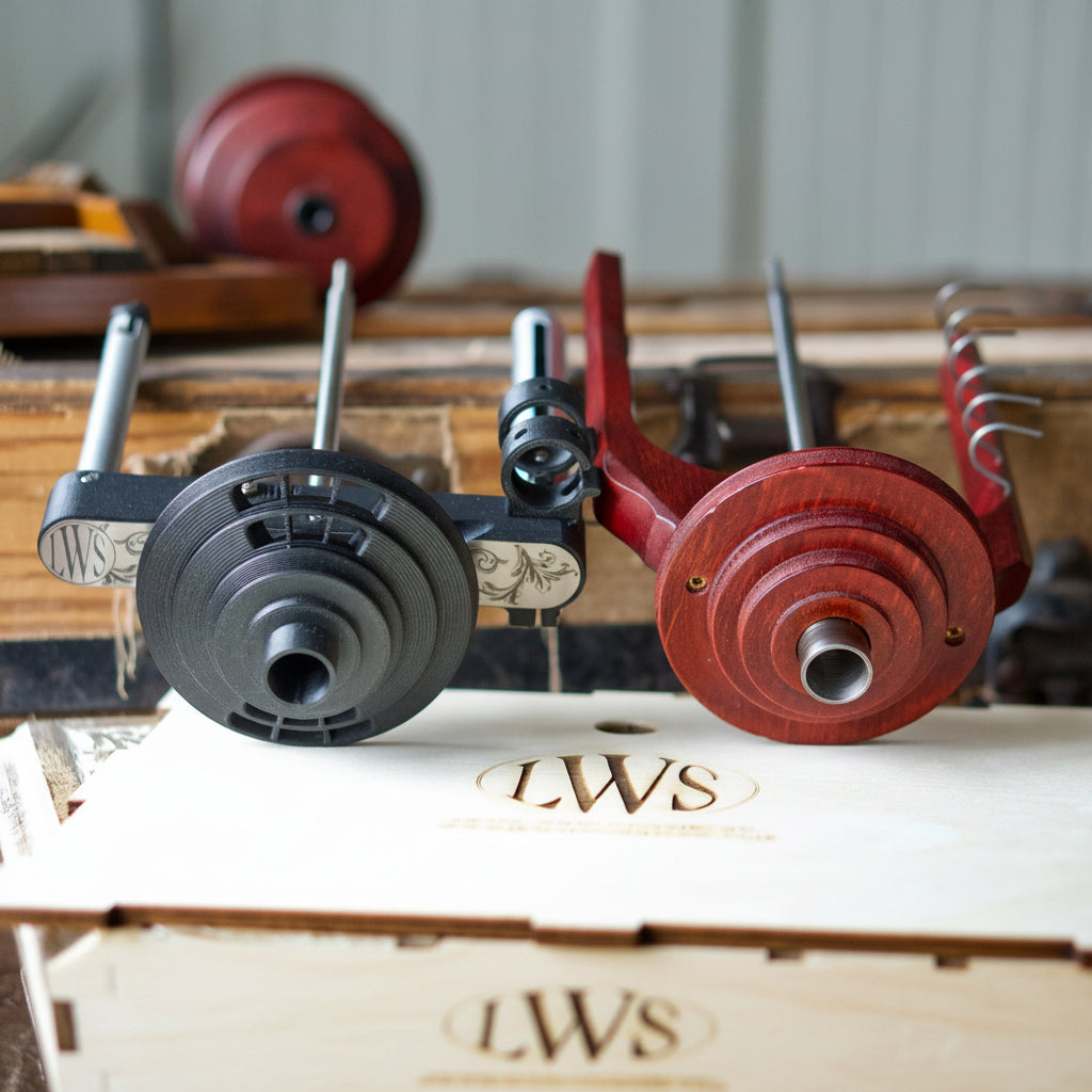 LWS Autowinder for the Kromski Jumbo Flyer for Prelude, Interlude and Sonata (KR-KR-KITJ-1 3/4)